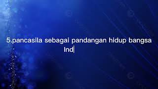 9 arti penting pancasila bagi bangsa Indonesia [upl. by Hilbert]