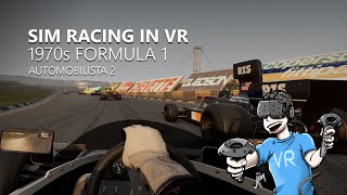 Automobilista 2 in VR  1970s F1  BT44 at Historic Interlagos [upl. by Atilol964]