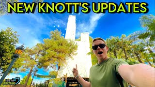 Knott’s Berry Farm Updates This Week Monte Christmas Preparations ￼amp Low Crowds [upl. by Cyn]