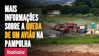 BOMBEIROS DETALHAM A QUEDA DE AERONAVE DA PF NO AEROPORTO DA PAMPULHA [upl. by Eedya159]