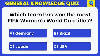 Football Quiz Challenge Test Your Knowledge  General Knowledge Quiz [upl. by Kowal108]