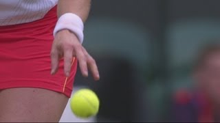 Clijsters BEL v Sharapova RUS Womens Tennis QuarterFinal Replay  London 2012 Olympics [upl. by Cissej]