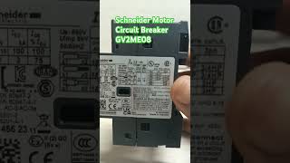 Schneider Motor Circuit Breaker GV2ME08 unboxing shorts details [upl. by Htessil]