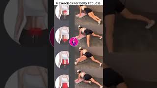 4 Exercises For Belly Fat Loss bellyfatworkout shapeup motivation fatlossworkout [upl. by Eak]