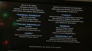 Despicable Me 2 End Credits English Audio Description [upl. by Imef231]