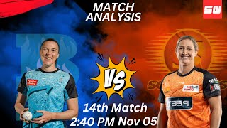 Perth Scorchers Women vs Brisbane Heat Women 14th Match  WBBL10 Sportswiz bblmatcht20stats [upl. by Nicolette]