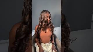 Trending braids 2024 French curls hairtutorial backtoschoolhairstylesforkids [upl. by Rhiana]