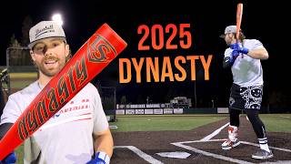 Hitting with the Louisville Slugger Dynasty  2025 BBCOR Baseball Bat Review [upl. by Bonucci]