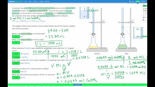 Chemistry  AcidBase Titrations  Burette Reading amp Titration Calculations [upl. by Arraeic]