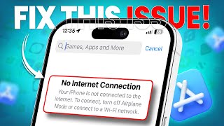 How to Solve quotNo Internet Connectionquot Error on App Store  Fix Network Issues [upl. by Assenal]