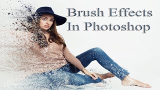 Brush effect in Photoshop [upl. by Adiahs]