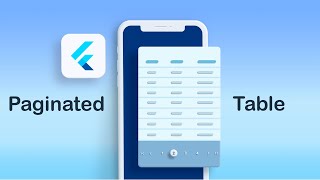 Flutter Paginated Table  DataTableSource amp PaginatedDataTable [upl. by Scornik]