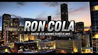 Rauw Alejandro Subelo Neo  Ron ColaLyricsSoSongs [upl. by Erapsag]