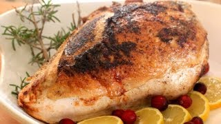 How To Make A Roasted Turkey Breast  Healthy Holiday Recipe [upl. by Schaper537]