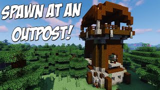 Minecraft Pillager Outpost Seed [upl. by Enneillij234]