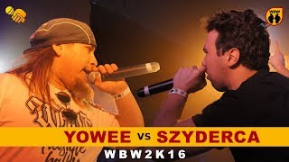 Szyderca 🆚 Yowee 🎤 WBW 2016 Finał freestyle rap battle [upl. by Suruat]