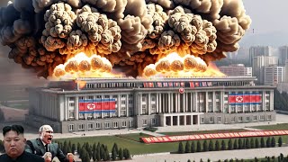 happened 30 seconds ago goodbye kim jong un pyongyang city center bombarded by ukraine missiles [upl. by Chretien]