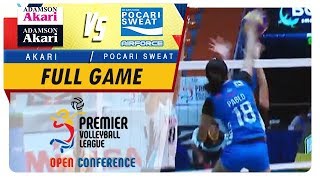 PVL OC 2018 AdamsonAkari vs PocariAir Force  Full Game  1st Set  October 3 2018 [upl. by Xylon39]