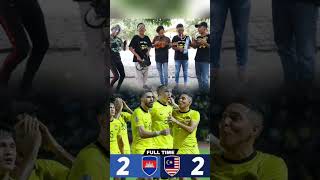 Fulltime Cambodia vs Malaysia aseancup2024 [upl. by Kirad]