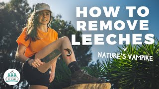 How To REMOVE A LEECH THE RIGHT WAY  Hiking Tips [upl. by Iggep]