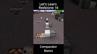 Lets Learn Redstone with OmLedu  16 Comparator Basics  Minecraft Bedrock Redstone Tutorial [upl. by Ateinotna]