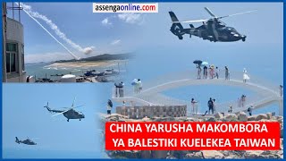 BREAKING NEWS CHINA YARUSHA MAKOMBORA KUELEKEA TAIWAN MELI YA KIVITA YA MAREKANI YAELEKEA TAIWAN [upl. by Ikuy339]