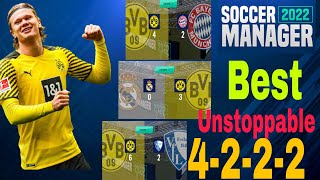 Soccer manager 2022 Best tactics to improvise and are unstoppableSm22 [upl. by Belamy]