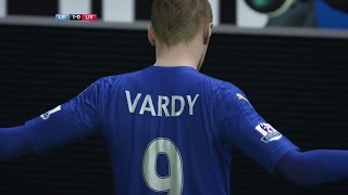 Jamie Vardy Wonder Goal Vs Liverpool ● 02022016 ● FIFA 16 Remake [upl. by Ynna]