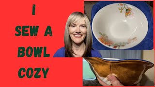 Sewing a bowl cozy [upl. by Darken]