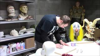 Cellar Dweller SPFX Makeup Lab Episode 1Making an exposed brain silicone appliance [upl. by Lynnette]