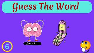 Guess the Word by Emoji 3 I Emoji Quiz Challenge 2024 [upl. by Jair]