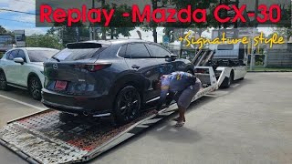 Replay Mazda CX 30 carbon Edition ดูแลการส่งมอบโดยเซลส์หน่อย สนใจสั่งจองรถยนต์โทร 0805646695 [upl. by Hellman246]