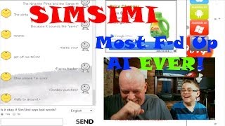 Simsimi Similar To Evie amp Cleverbot Is The Most Messed Up AI Ever [upl. by Khajeh]