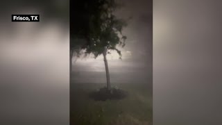 Windstorms Knock Out Power to 645000 in Dallas Area [upl. by Almire748]