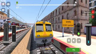 Indian Local Train Simulator Android Gameplay  Train Wala Game  Indian Train Games to Play [upl. by Mathi898]