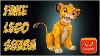 Fake Lego Simba Set  Hes The Mane Attraction  43247 [upl. by Baten565]