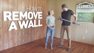 How to Demo and Remove a Wall [upl. by Annail]