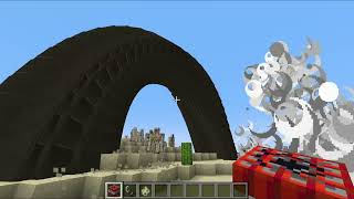 Desert Behemoths Sandworms MOD in Minecraft [upl. by Zadack234]