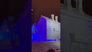 Sapporo Snow Festival 2023  This Mansion made of Snow is Crazy [upl. by Drandell132]