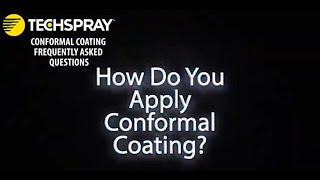 Techspray FAQ How do you apply conformal coating to a printed circuit board also known as a PCB [upl. by Marlin]