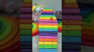 Wooden Xylophone 🐰satisfying xylophone [upl. by Ferree]