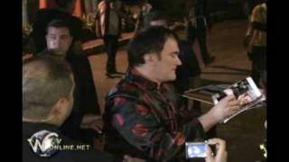 Quentin Tarantino loved by fans at 2009 Spike Tv Scream Awards [upl. by Ogawa]