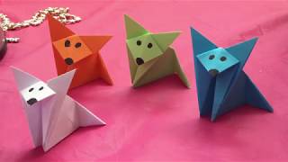 ♡ DIY ORIGAMI VOS VOUWEN MET 1 PAPIER ♡ KNUTSELEN MET PAPIER Makkelijk amp Goedkoop [upl. by Yenial]