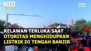 Otoritas Menghidupkan Kembali Listrik Saat Relawan Masih Bekerja di Tengah Banjir [upl. by Bette-Ann]