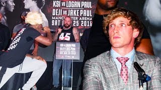 KSI VS LOGAN PAUL PRESS CONFERENCE HIGHLIGHTS [upl. by Dimphia55]