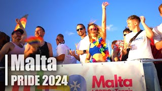 Pride Malta 2024  Valletta 🌈 [upl. by Yelahc]