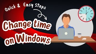 Easy Steps to Change Time in Windows [upl. by Llesirg]