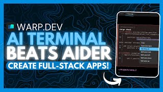 Warp AI Terminal  FREE AI Coding Agent BEATS Cursor V0 amp Bolt Generate FullStack Apps [upl. by Wickham]