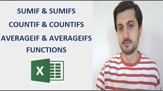 How to use SUMIF SUMIFS COUNTIF COUNTIFS AVERAGEIF and AVERAGEIFS functions [upl. by Nitsirc]