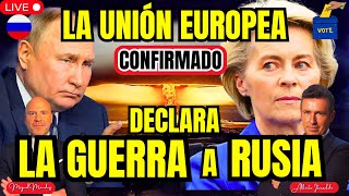 PÁNICO EN UCRANIA LA UNION EUROPEA DECLARA LA GUERRA A RUSIALA OTAN LANZA A ESTONIA CONTRA RUSIA [upl. by Natsrik835]